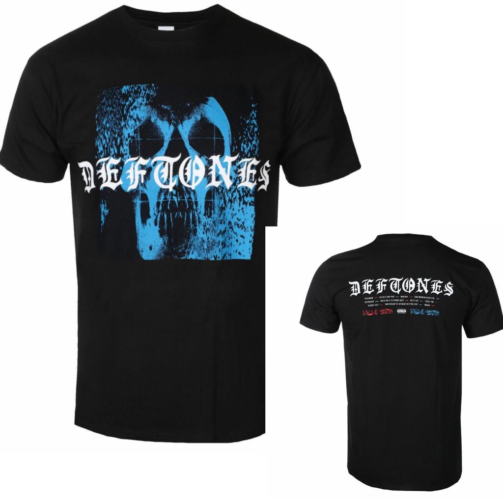 Горячая хлопковая футболка с графикой Deftones, унисекс, летняя, с коротким рукавом, модный бренд, роскошная, повседневная, винтажные футболки