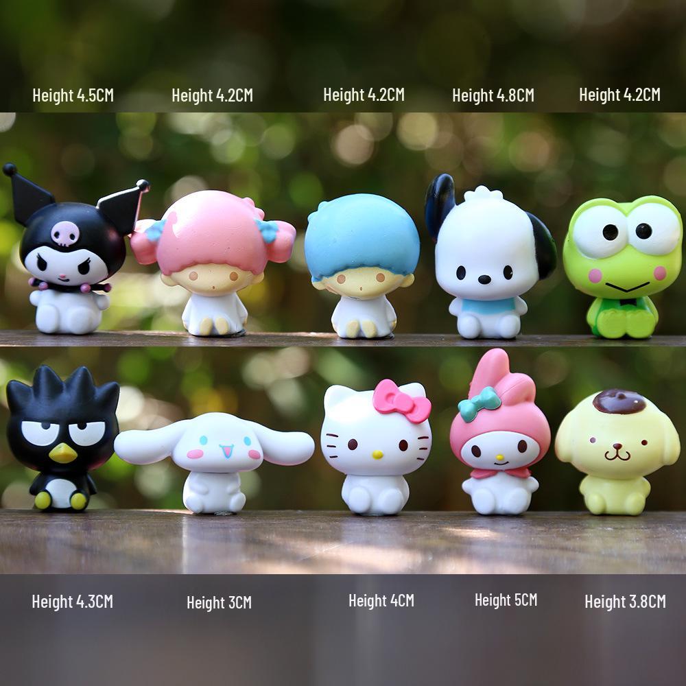 Серия KT Blind Box: Милые фигурки Близнецов для украшения рабочего стола или автомобиля