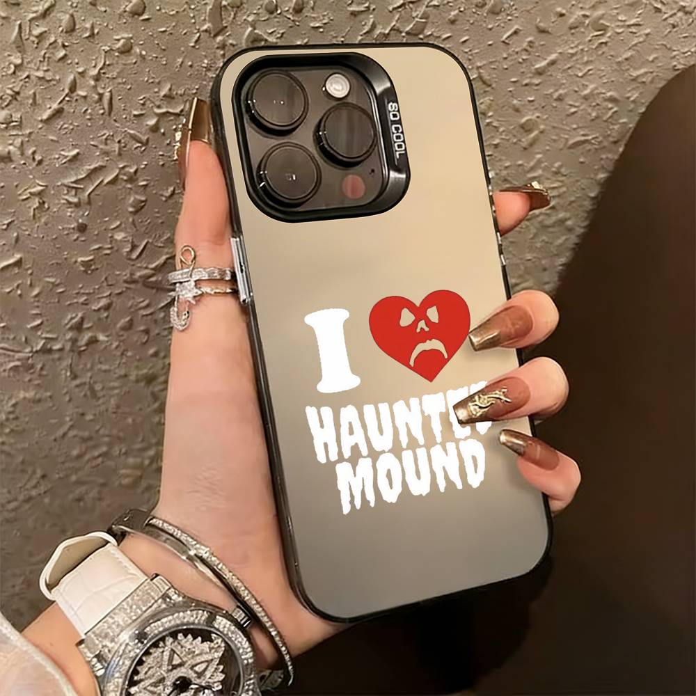 H-Haunted Mound S-Sematary Чехол для iPhone 17,16,15,14,13,12,11 Plus,Pro Max,XS,Цветной Серебряный Чехол для Телефона Funda Cover
