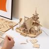 Новый 3D деревянный пазл для детей: Сделай сам Креативная Ретро Вилла