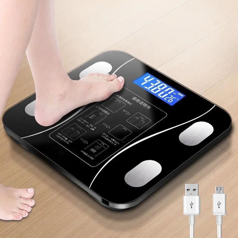 High Quality Household Intelligent Body Fat Scale Charging Model Human Electronic Scale Professional High-precision Weighing