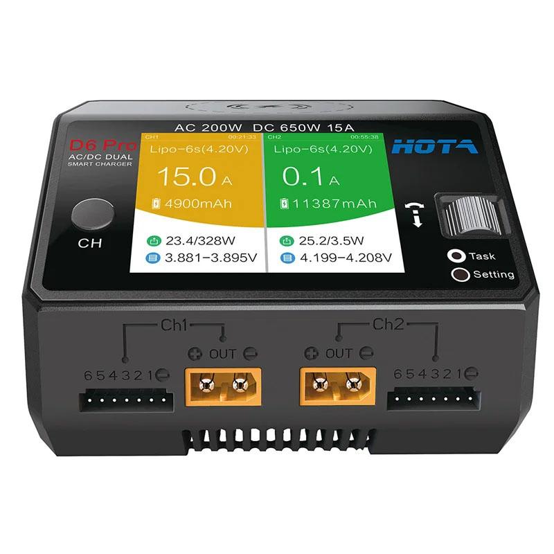 НОВЫЙ D6 Pro AC 111 Вт DC 611 Вт 11 А 1x111 Вт 1x11 А Зарядное устройство с беспроводной зарядкой для NiZn/Nicd/NiMH аккумуляторов Запчасти для RC дронов