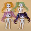 Модная BJD кукла 4 дюйма: Тело 13 см с подвижными руками, идеально подходит для перекраски и кастомизации.
