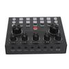 Live Sound Card Professional Reverb Effects Adjustable Bass Treble Dual Microphone Ports Dual Channe