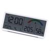 62KD Large LCD Screen Wall Mounted Clock with Date And Weather Data Battery Operated