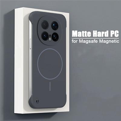 Чехол MagSafe без рамки для Honor Magic 8 Pro, матовый, ультратонкий, с беспроводной зарядкой, жесткий, противоударный чехол для Honor Magic 8 Pro