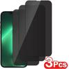 3pcs Full Coverage Privacy Tempered Glass Screen Protector For iPhone 15 14 13 12 11 Pro Max Mini X XR XS Max 7 8 Plus SE 2 3 Phone Protective Glass