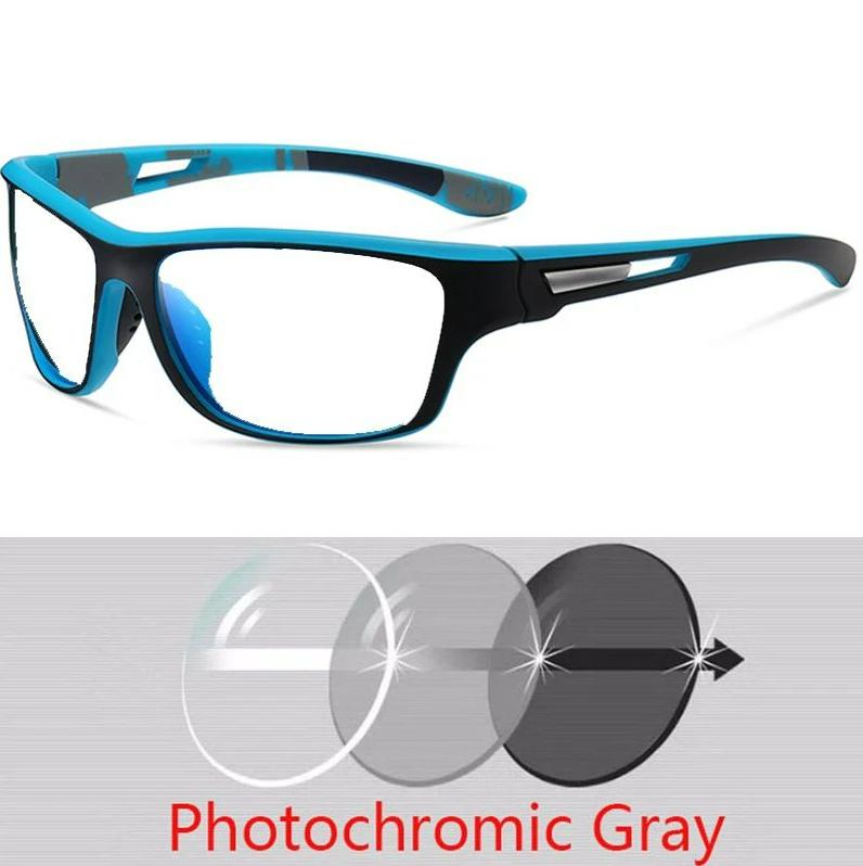 Новые солнцезащитные очки для вождения и занятий спортом на открытом воздухе для мужчин, поляризованные, с защитой от бликов и ветра, с диоптриями от 0 -0.5 -0.75 до -5.0