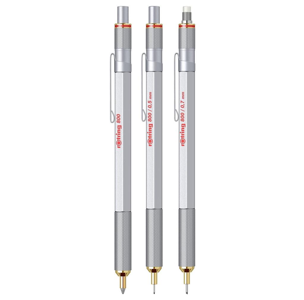 Rotring 800 Retractable Ballpoint Pen, Medium Poin