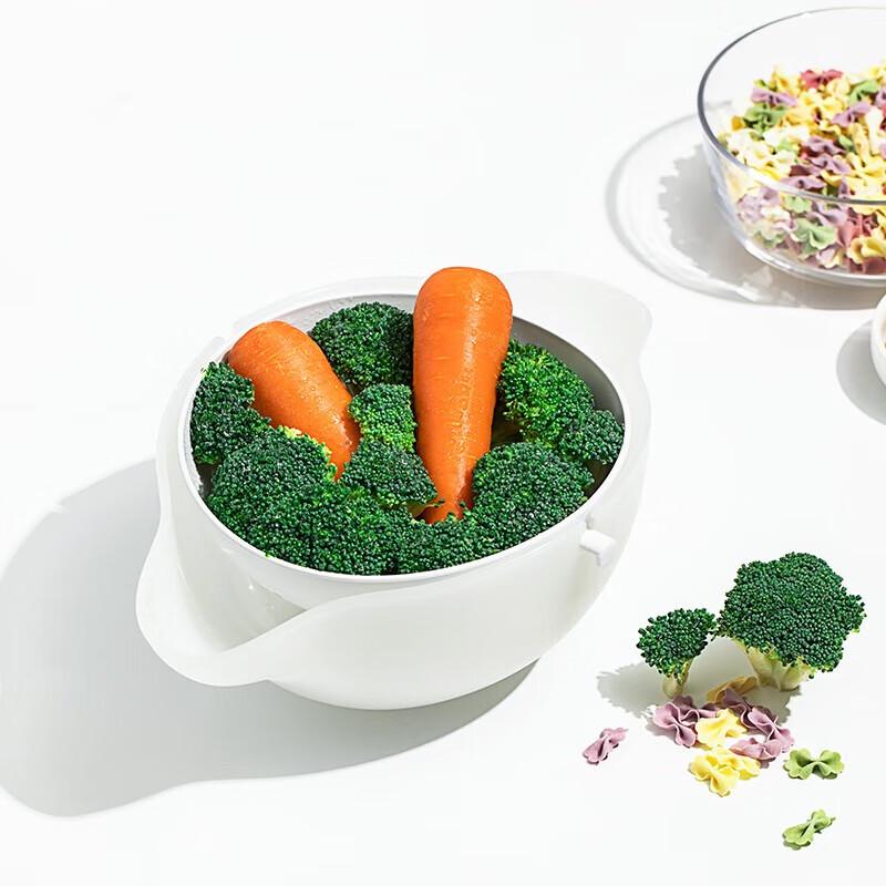 Chahua Oubozhi Clever Spin Plastic Fruit Drain Basket