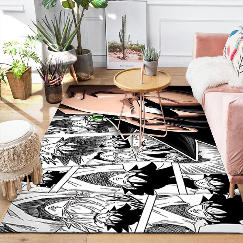 1Pc Dragon Ball Z Battle Rug, Office Carpet Indoor Outdoor Doormat, Non-Slip, Comfortable, Living, Christmas Halloween, Xmas Gift S1584