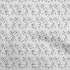 Cotton Flex Gray Fabric Floral Fabric For Sewing Printed Craft Fabric By The Yard 40 Inch