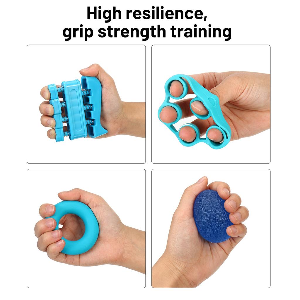 Набор из 6 предметов, тренажер для захвата рук, счетный захват для рук, тренировочный инструмент, регулируемый фитнес-тренажер для запястья, устройство для силовой тренировки, зажим для рук, захват для предплечья