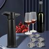 Wine Saver with Vacuum Pump 6 Stoppers Easy Manual Operation Leak-Proof Silicone Seal