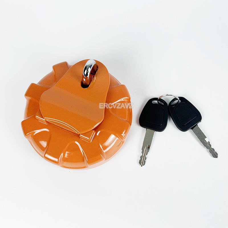 K1004166 New Fuel Tank Cap with 2 Keys for Daewoo Doosan DH300 DH150-7 Excavator Parts