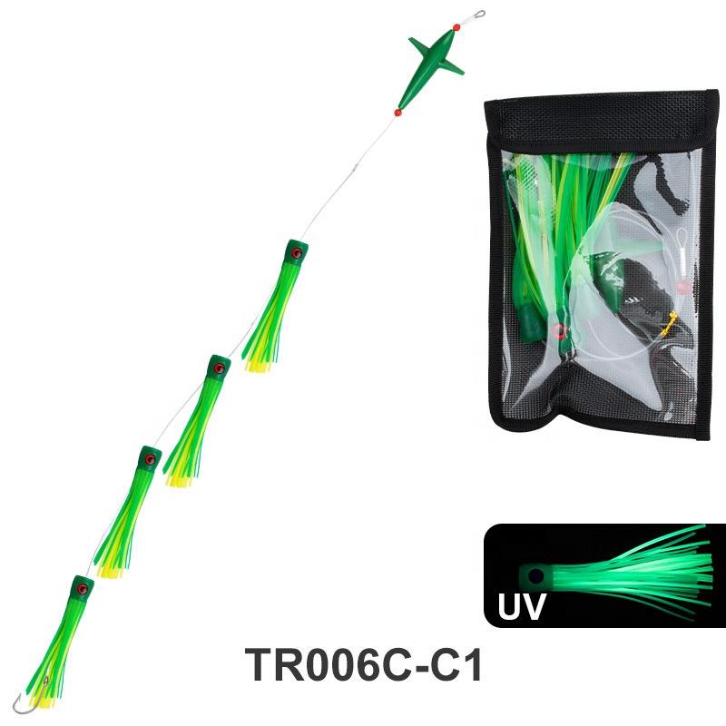 New Fishing Spread Bar Trolling Fishing Lures Rigs Saltwater Tuna Mahi Wahoo Dora Saltwater Big Game 210g Fishing Squid Lure