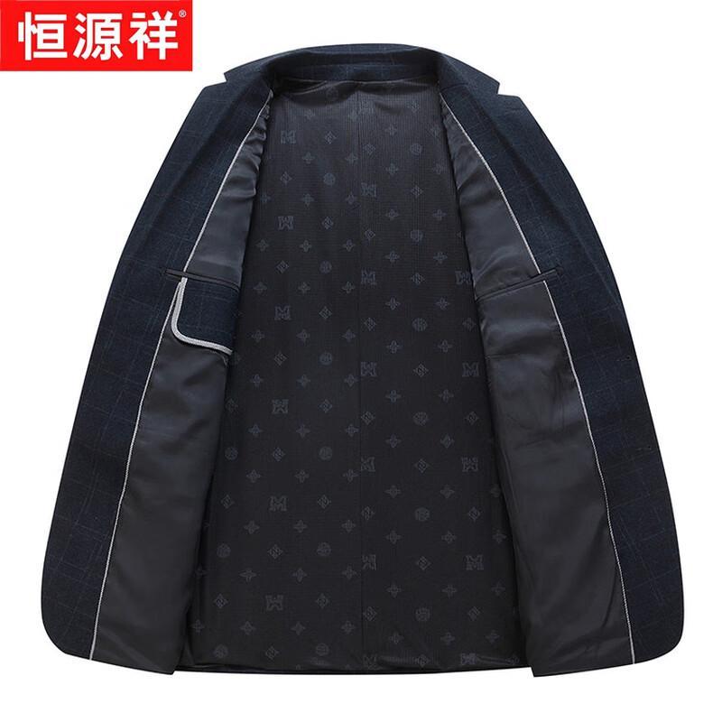 Мужской утолщенный блейзер Hengyuanxiang в стиле business casual