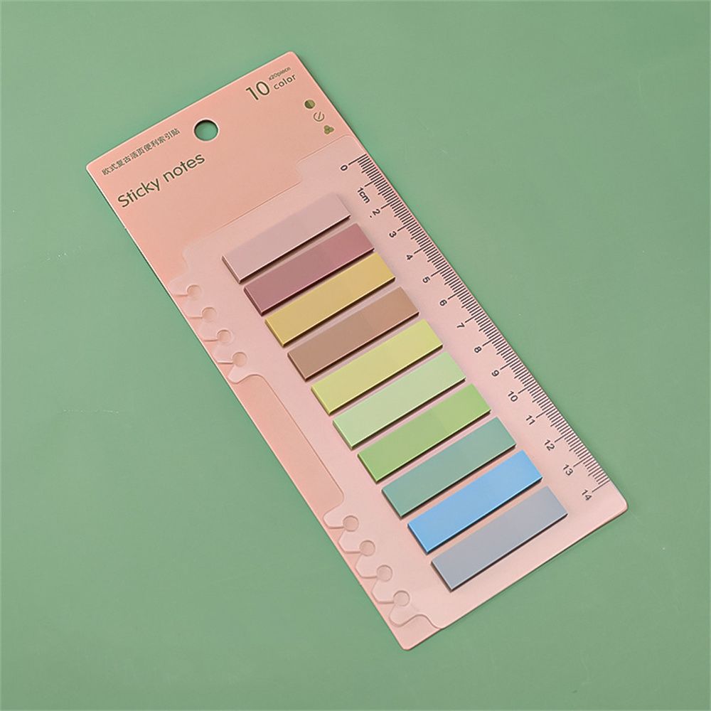 School Supplies Markers Paper Index Stickers Colorful Sticky Notes Flags Tabs Label Note Memo Pad