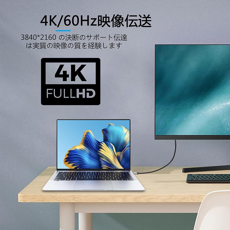 SinLoon 100 W Type C - C Cable Opposing U-shaped Back Angle USB-C USB 3.2 C Type Male To Female Extension Cable 10Gbps Nylon Braided Cord for Quick