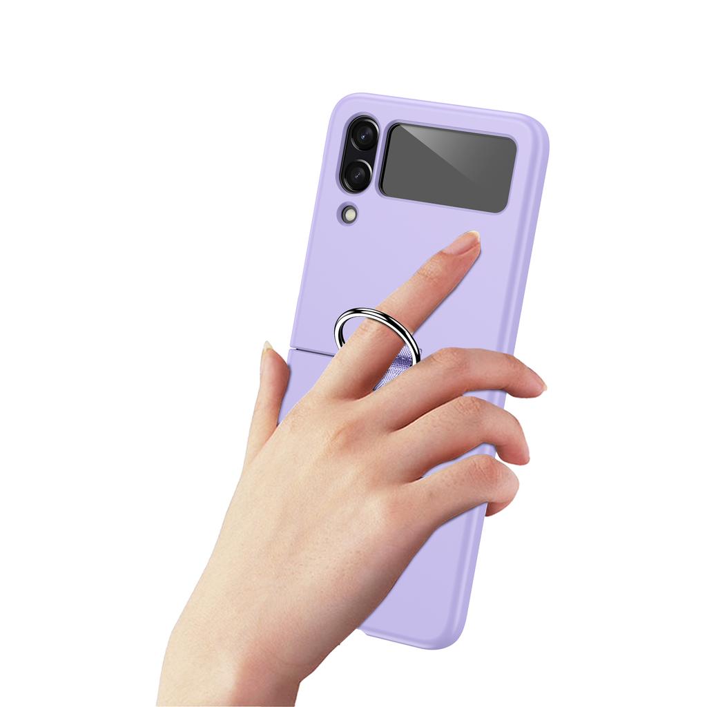 Портативные чехлы для ПК с кольцом на палец для Samsung Galaxy Z Flip 4 5g Flip4 Flip3 Flip 3, складной чехол с защитой от падения для Samsung Flip4