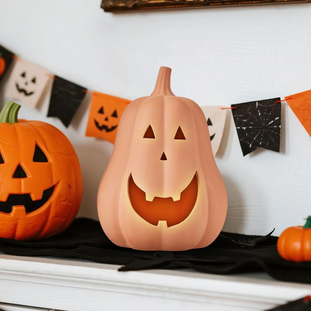 Pumpkin Table Decoration, Halloween Decoration, Desktop Ornaments, Can Be Easily Placed The Porch, Table Or Mantel, Indoor And Outdoor Decoration