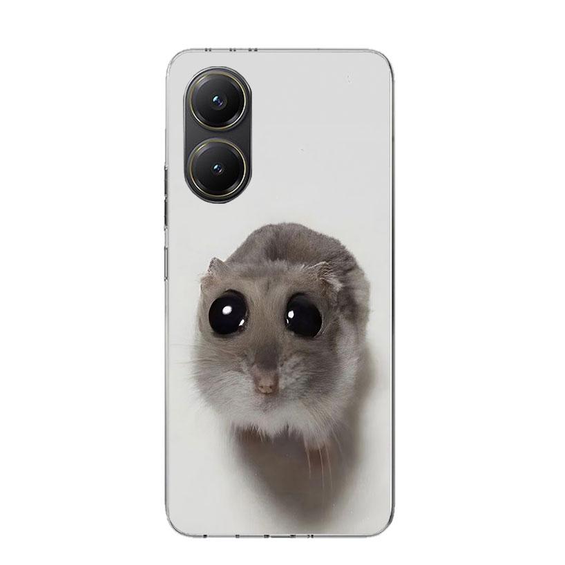 Смешной Грустный Хомяк Мем Чехол Для Телефона Для Xiaomi Poco X7 X6 X5 Pro F7 Ultra Redmi 15C 15 13 13C 12 12C 10 10A 10C 9 9A 9C 9T Чехол P