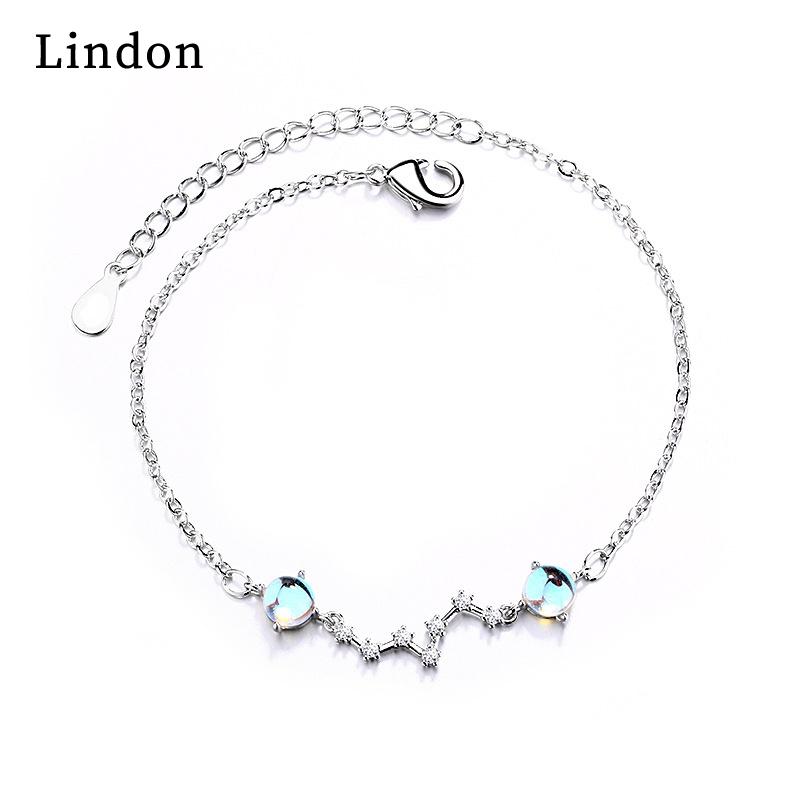 Линдон циркон браслет ювелирные изделия геометрические бусины браслеты-цепочки модный тонкий свадебный подарок для подруги женщин