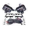 LED Fog Lights Set with Trim Bezels & Wire Harness For GMC Sierra 1500 2022-2024