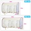 [2025 New and Improved] Laundry Cover, Rain Cover, 160cm, Outdoor, Privacy, Balcony, Curtain, Clothes Dryer, Compact Storage, Laundry Protection, Sun