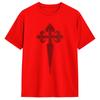 Cross of Santiago Spanish Empire Cotton T Shirt For Unisex Beach YK Funny TShirts Fashion Tee Shirt Oversize Hot Sale Tops