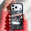 Чехол для телефона с барабаном и барабанщиком для iPhone 17 16 15 14 13 Pro Max Задняя крышка для 12 11 Pro Coque