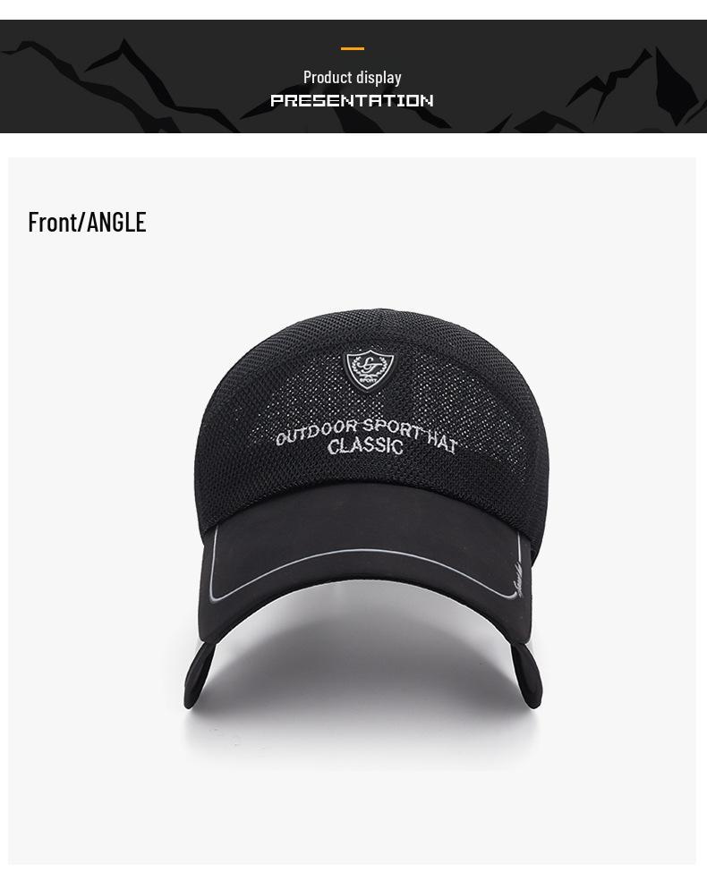 Унисекс летняя сетчатая кепка с удлиненным телескопическим козырьком для защиты от солнца на открытом воздухе
