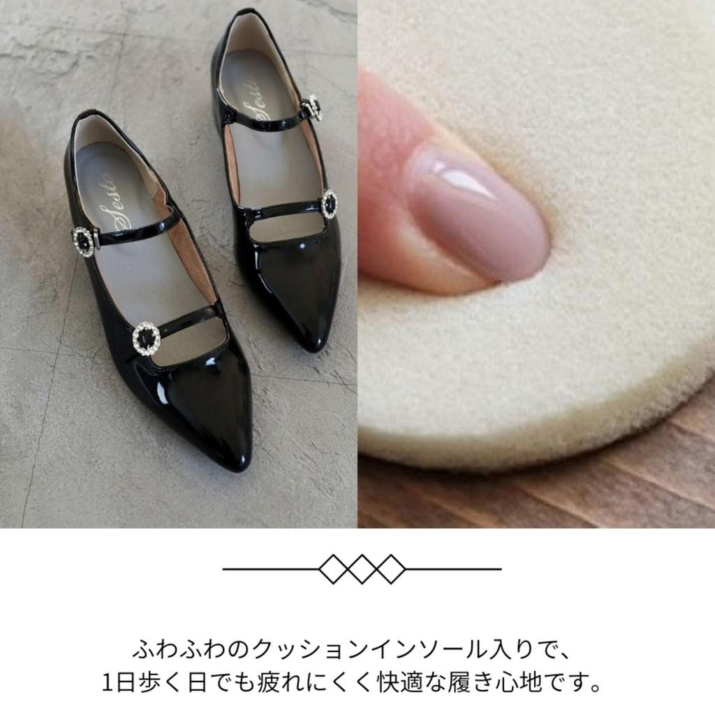 Туфли-лодочки на низком каблуке с острым носком и двойным ремешком с инкрустированной пряжкой для женщин [Sest], 24,5 см, серебристые, dtp8804-SIL-245