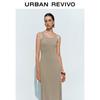 UR 2025 Женское повседневное длинное платье без рукавов