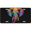 Evil Smile Monster Face Front License Plate for Women Car Vanity Plates Decorative Aluminum Metal Cute Novelty License Plate Cover for Men 6x12 Inch