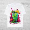 New Summer Men's Fashion T-shirt Personality Fruit Juice Beverage Printed Men's T-shirt Top