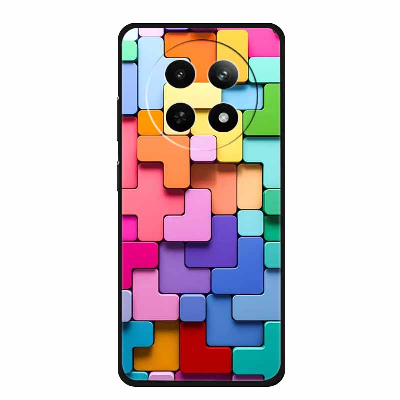 Чехол для Realme 13+ Роскошные мягкие силиконовые чехлы из ТПУ для OPPO Realme 13 Plus 5G Realme13+ Ударопрочный защитный чехол Fundas
