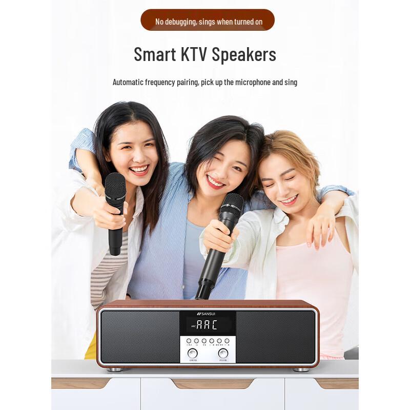 SANSUI T73 Домашняя Аудиосистема KTV Караоке CN вилка (адаптер в комплекте)