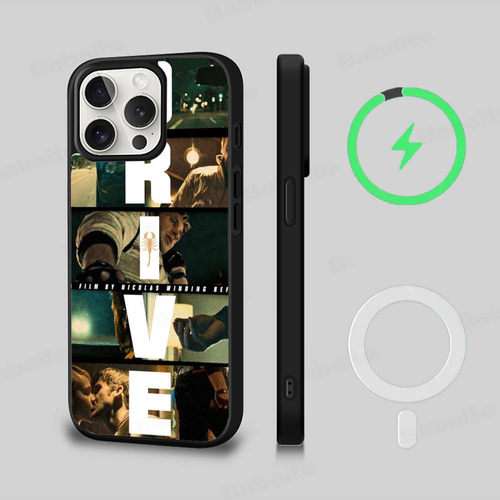 Драйв Райан Гослинг Фильм Для Чехла Телефона Для IPhone 17 Air 16 15 14 13 12 11 Pro Max Plus Для Беспроводной Зарядки Чехол