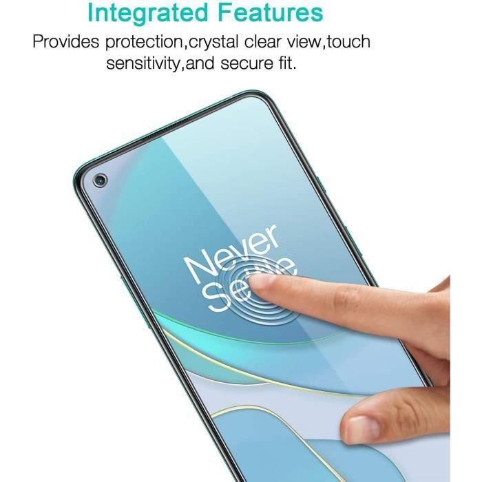 Vitre protection ecran pour OnePlus 8T Verre trempé incassable lot de [X2] Tempered Glass