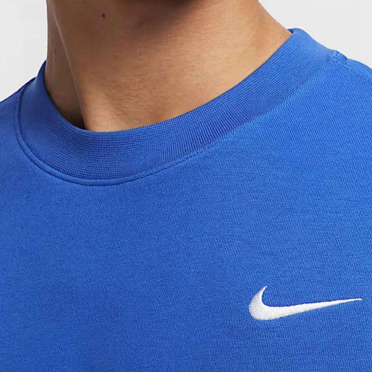 Nike Club Sweatshirts Men's Royal Blue Crew Neck Moderate Regular IB8825-450