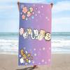 Anime Chiikawa Print Beach Towel, Large Soft Quick Dry Towel for Beach Camping Swimming