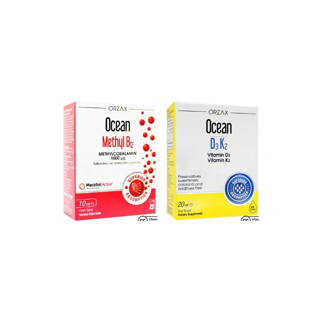 Methyl B12 1000g Spray 10 Ml And Ocean D3 K2 Drop 20 Ml