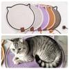 42CM Woven Cat Scratching Pad With Fish Toy, All-Season Pet Resting Mat For Cats