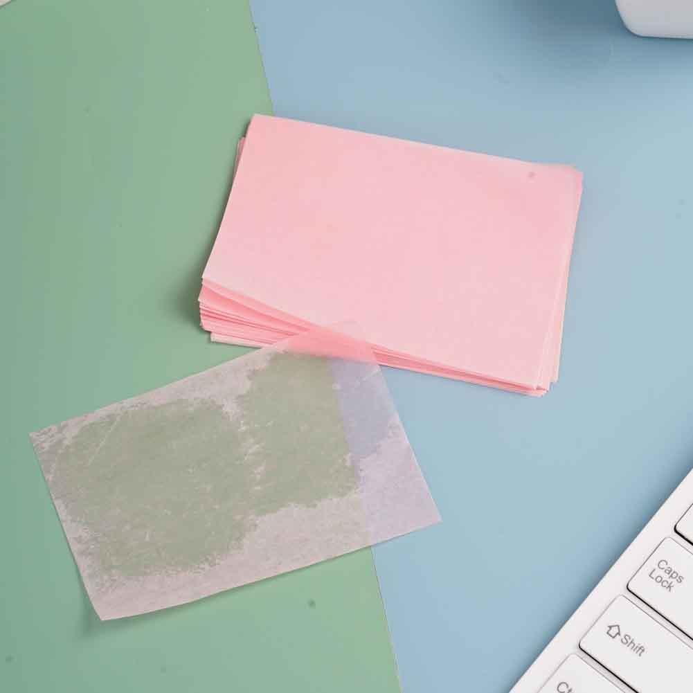 100 шт. Ароматизированная матирующая бумага для лица для контроля жирности и впитывания масла. Портативные салфетки для очищения лица. Инструменты для макияжа.
