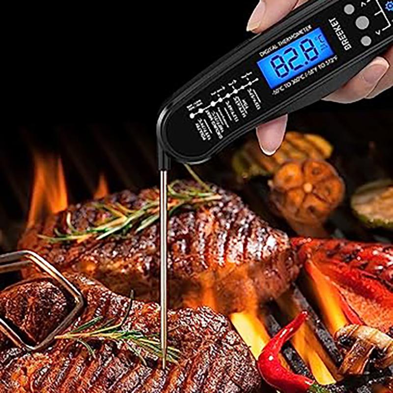 Kitchen Digital Thermometer Instant Read Meat Thermometer with Probe for Cooking Fast & Precise Food Thermometer with Backlight