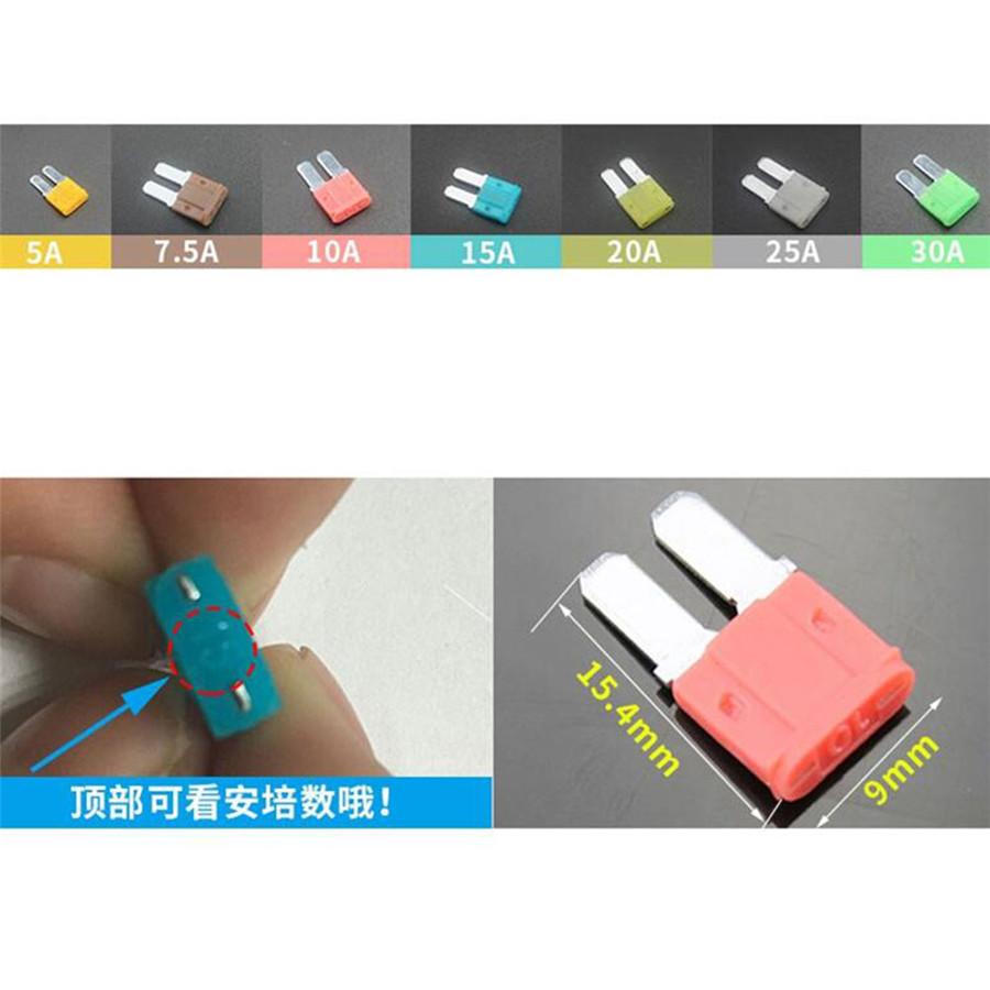 Automobile Fuse Box with 140pcs Car MICRO 2 Inserts Blade Fuse for New Ford, Coolway, Mondeo