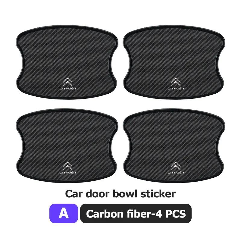 PYGO1 Car Threshold Sticker Door Handle Bowl Scratch Protective Strip For Citroen Grand Berlingo Jumper Celysee Xsara Picasso Aircross