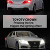 1/32 Toyota Crown Alloy Luxury Sedan Модель автомобиля Литая металлическая игрушка Высокая имитация Звук и свет Инерционный механизм Коллекционные предметы Подарок детям