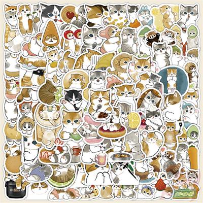 100 шт./компл. Q забавный котенок Q-1 наклейки DIY модные наклейки наклейки